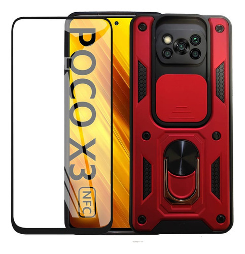 Funda Para Poco X3 Pro Camera Cover Dz Con Mica Incluida