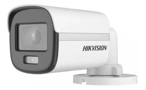 Cámara De Vigilancia Hikvision Cam Bullet Ds-2ce10df0t-pf Color Blanco