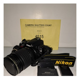 Nikon D60 Lente 18-135 Sólo 4515 Disparos! Revise Las Fotos!