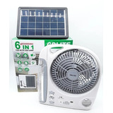 Kit  Panel Solar Ventilador Radio Y Lampara