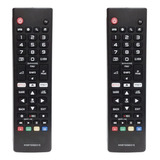 Kit 2 Controle Remoto Universal Para Smart Tv Compatível LG 