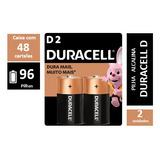 Caixa 96 Baterias 9v Duracell (48x2un)
