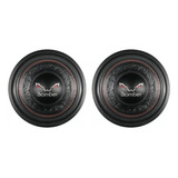 Par De Subwoofer Bomber Bicho Papão 12 Pol 600w Rms 4 Ohms 