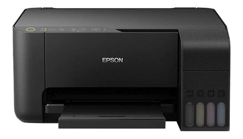 Impresora A Color Multifunción Epson Ecotank L3150 Con Wifi Negra 220v L3150