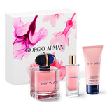 Kit Perfume Mujer Armani My Way Edp 90 Ml + Body Lotion