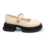 Zapato Maryjane/ Vintage/ Escolar/versatil Mocasin Mary Jane