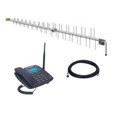Kit Telefone Celular Aquário 3g 4g Wifi E Antena Rural