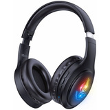 Audífonos Inalámbricos De Diadema Bluetooth Aut202 Color Negro