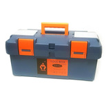 Caja Herramientas Organizador Plástica 41x19x17cm Color Azul Marino