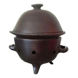 Elegante Brasero De Greda (3 Piezas) Pomaire Grill Lovers