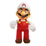 Super Mario - Boneco 2.5 Polegadas Colecionável - Mario Fire