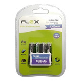 Flex Pilhas Aaa 1300mah Para Brinquedos E Rádios