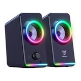 Parlantes Rgb Gamer De Escritorio Okinuma X6 Para Computador