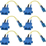 Cablerack Sc Hembra A Lc Macho Monomodo Dúplex Adaptador Híb