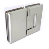 Bisagra 180º Cromo Para Puerta Vidrio O Mampara De Baño - Para Vidrio De 8 A 10 Mm. Vidrio - Vidrio