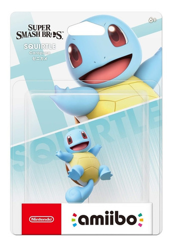 Figura Amiibo Squirtle Pokémon Super Smash Bros