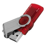 Pendrive Kingston Datatraveler 101 G2 Dt101g2 8gb 2.0 Rojo