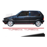 Calco Turbo Ie De Fiat Uno Turbo Kit Completo Reflectivo