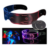 Lentes Luz Led Multicolor Gafas Luminosas Cyberpunk