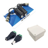 Par Balun + Plug Machohembra + Caja Estanca Cctv Camaras