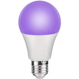 Lampara Led Bulbo A60 6w Rosca E27 Foco Uv Ultravioleta