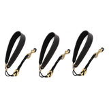 Alça De Pescoço Para Saxofone, Sax Acolchoado De Couro 3pcs