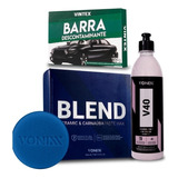 Cera Automotiva Sílica Blend Paste Wax + V-bar + V40 Vonixx