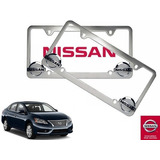 Par Porta Placas Nissan Sentra 1.8 2013 A 2015 Original