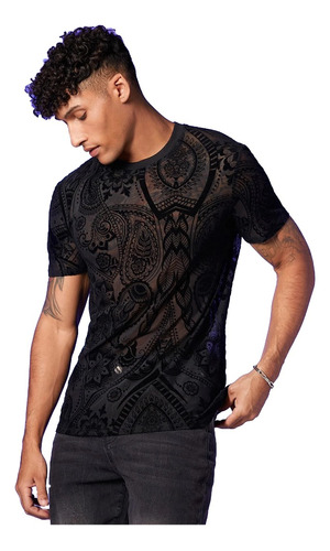 Polera Diseño Transparencia Hombre * Get Wild