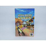 Apenas O Manual - Star Wars Racer - Nintendo 64 - Gradiente