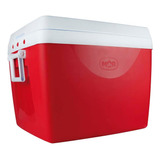 Caixa Cooler Térmico Grande 75 Litros Vermelho Até 110 Latas