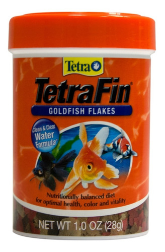 Tetra Fin 28gr Escamas Agua Fría Alimento Carassius Goldfish