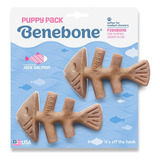Mordedor Osso Benebone Fishbone Puppy 2-pack Cães Filhotes
