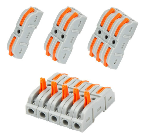 100x Conectores Cable Wago 1-1  Fácil Conexión