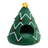 Cama Para Gatos Y Mascotas De Arbol De Navidad Pequeño