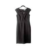 Vestido Negro Corto Sin Mangas Calvin Klein Talla M