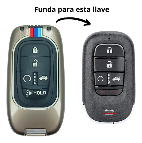 Funda Llave Honda Civic Accord Crv Hrv 2022 2023 2024 Zin