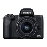 Camara Canon Eos M50 Con Lentes Ef-m 15-45 Y Ef-m 55-200