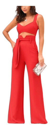 Blusa Feminina Cropped, Calça Feminina Pantalona Festa #cj28