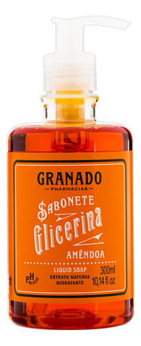 Sabonete Líquido Granado Glicerina Amêndoa Em Líquido 300 Ml