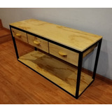 Mueble De Herreria Con Madera