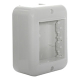 Caja Aplicar Exterior 2 Modulos Ip40 Blanco Sica