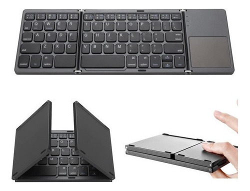 Teclado Plegable Universal Bluetooth Trackpad