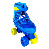 Patines Roller Skate Extensibles Azul 35 - 38 Infantil Chico