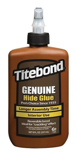 Cola Titebond Liquid Hide Wood Glue 237ml Craquelê Promoção