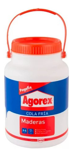 Pegamento Cola Fría Profesional Agorex Madera 3,2kg