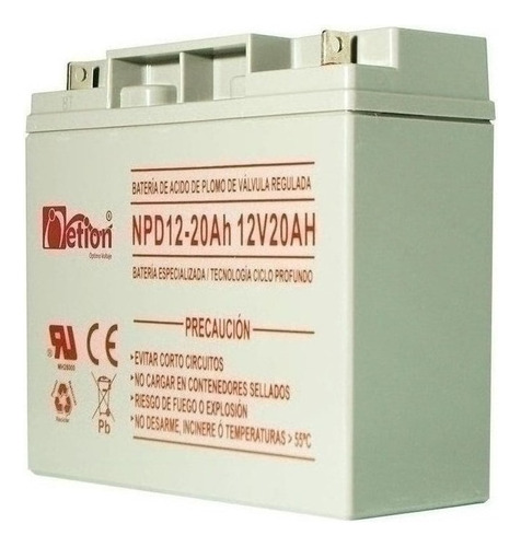 Bateria Vrla Netion Ciclo Profundo 12v 20ah Recargable