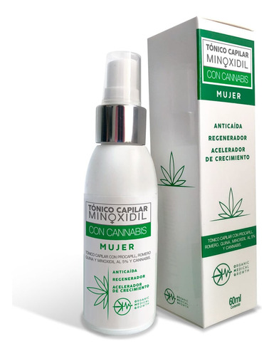 Tonico Capilar Omg Mujer Minoxidil X 60ml