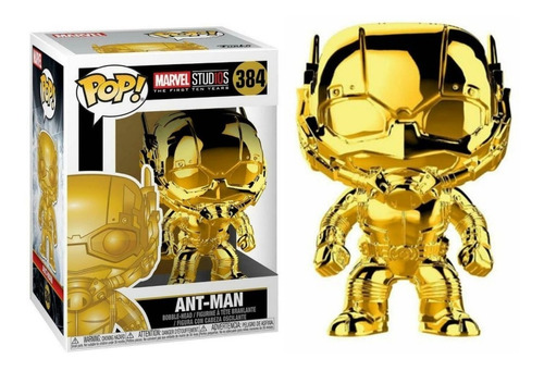 Ant Man #384 Marvel Studios 10th Gold Chrome Funko Pop! 