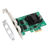 Y Tarjeta Red Gigabit Pcie 2 Puertos 1000m Dual Pci Expr